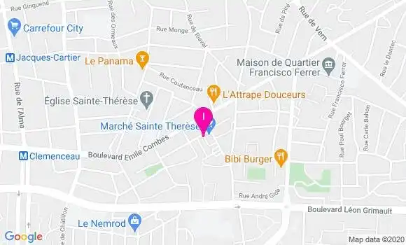 Localisation Pauline Castric