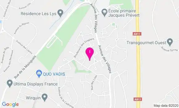 Localisation Gwladys Perdrieau