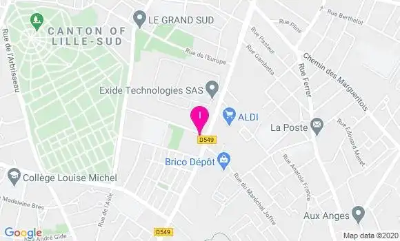 Localisation Cathy Bentefrit