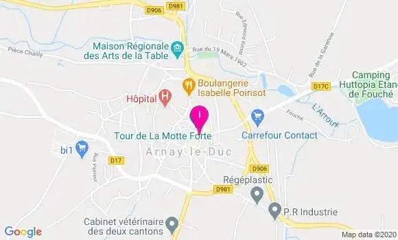 Localisation Amandine Viardot