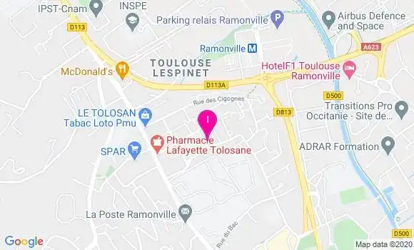 Localisation Clarisse Treilhes