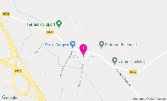 Localisation Justine Delgrange