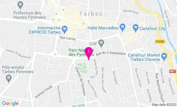 Localisation Lucie Baget