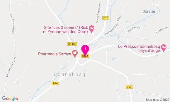 Localisation Aline Laine