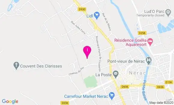 Localisation Julie Pradere