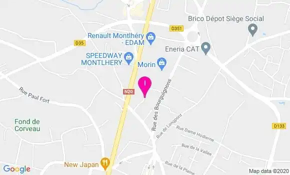 Localisation Eric Saint Albin