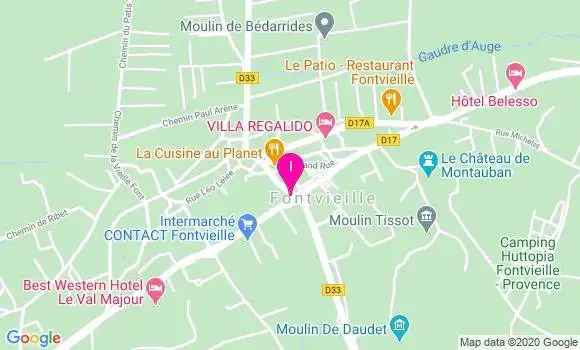 Localisation Chantal Brunel