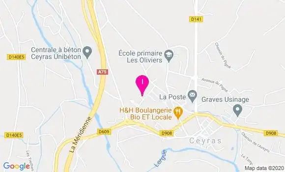 Localisation Michele Thomas