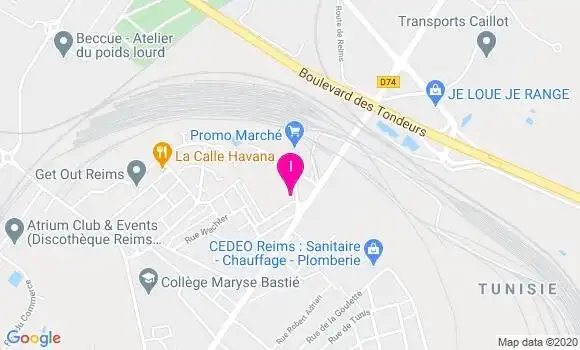 Localisation Audrey Gauthier