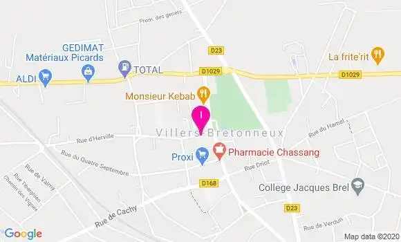 Localisation Justine Michaelis