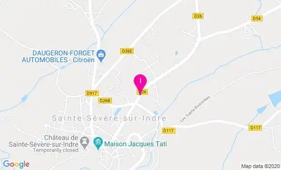 Localisation Audrey Nouhant Beaujard