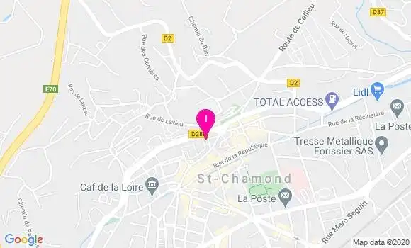 Localisation Sandrine Roux