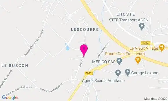 Localisation Caroline Grava