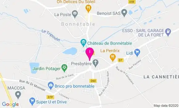 Localisation Chrystel Mehannek