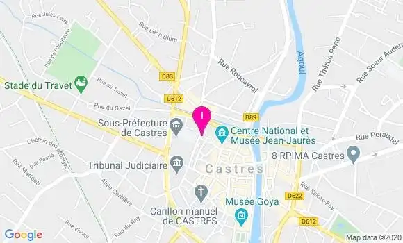 Localisation Nathalie Cros