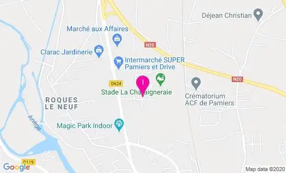 Localisation Magalie Nivalle