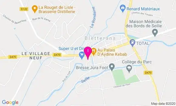 Localisation Laetitia Guichard