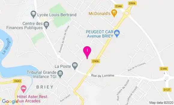 Localisation Christal Liebeaux