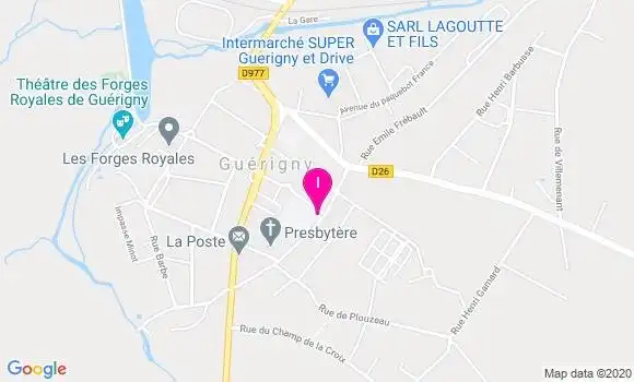 Localisation Sarah Thevenin