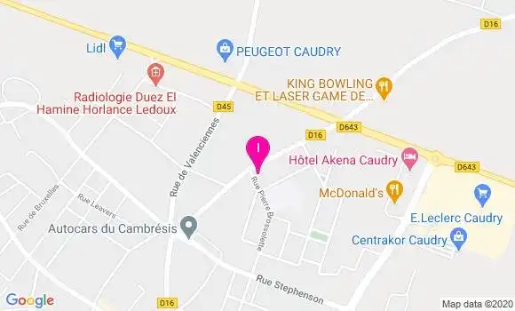 Localisation Caroline Fauvert