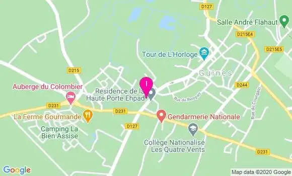 Localisation Cindy Lignie