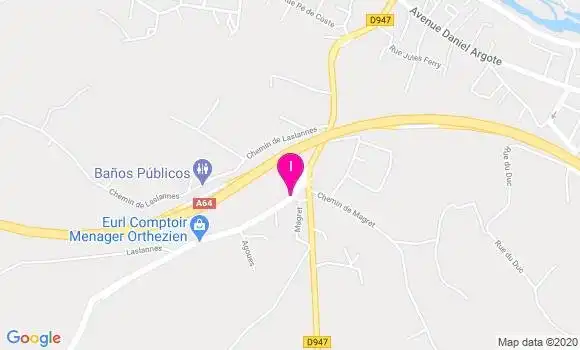 Localisation Ghislaine De Villele