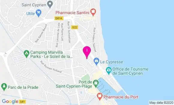 Localisation Emilie Chartier