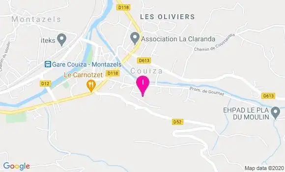 Localisation Sebastien Dalichoux