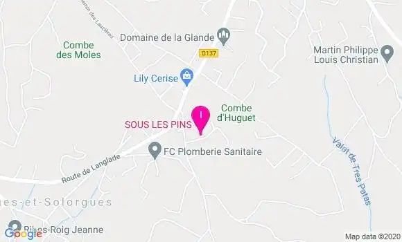 Localisation Cyndie Sabattini