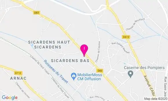 Localisation Claire Astruc