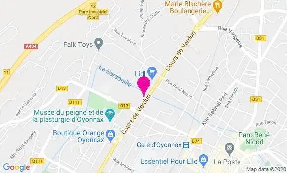 Localisation Geraldine Bertrand