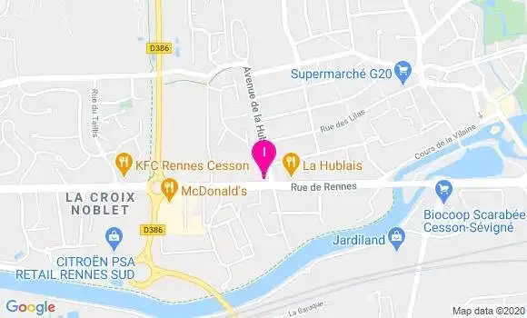 Localisation Sylvain Saillard