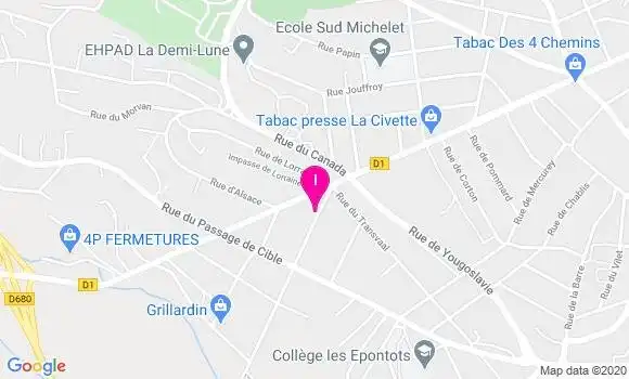 Localisation Anne Machuron