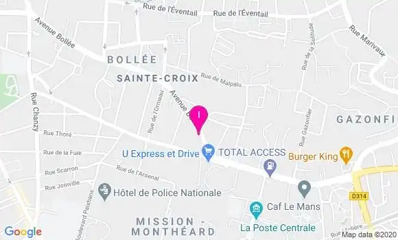 Localisation Virginie Papin