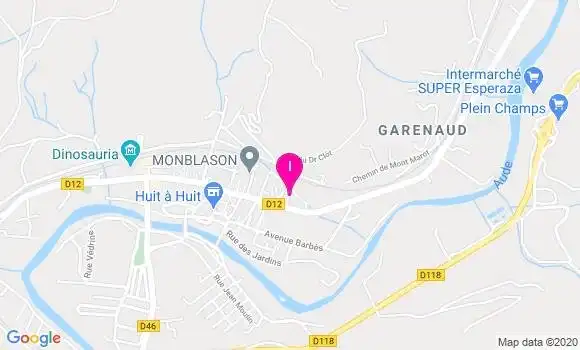 Localisation Martine Dussaut
