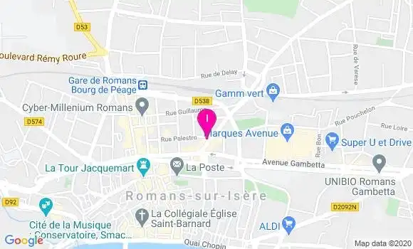 Localisation Emilie Druel