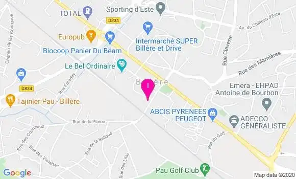 Localisation Cindy Caudron