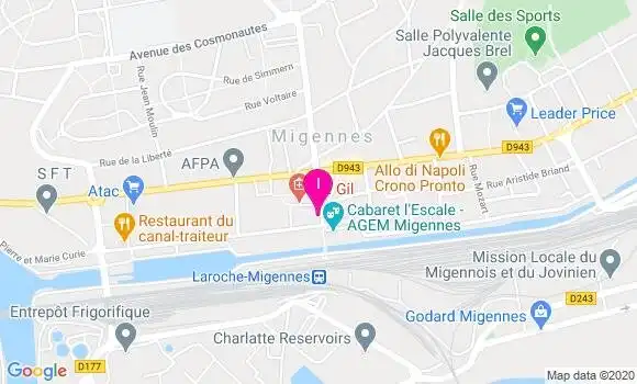 Localisation Aude Poloubinski