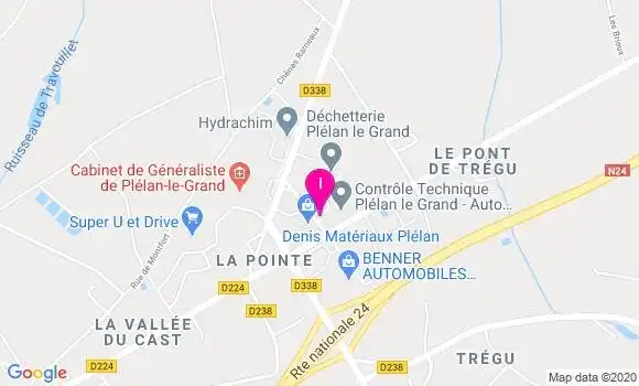 Localisation Mallory Huguet