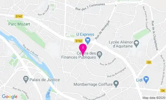 Localisation Sandy Grangereau