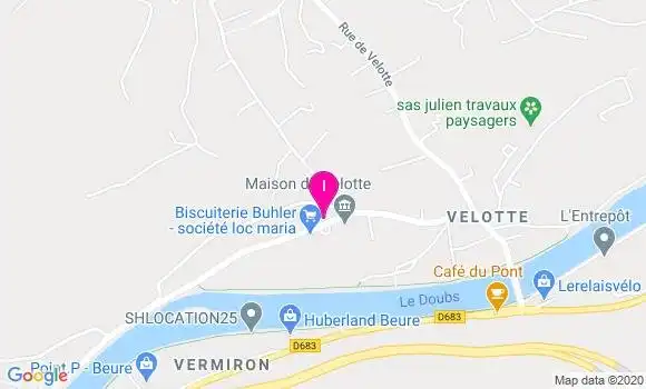 Localisation Emilie Laporte