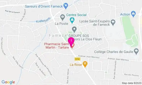 Localisation Emmanuelle Brunner