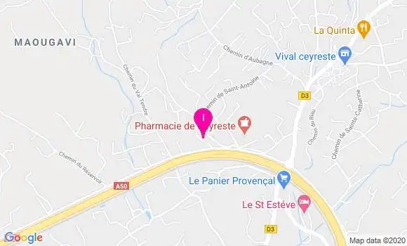 Localisation Guylaine Peyronne