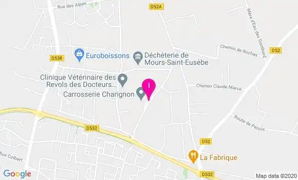 Localisation Sofie Martin