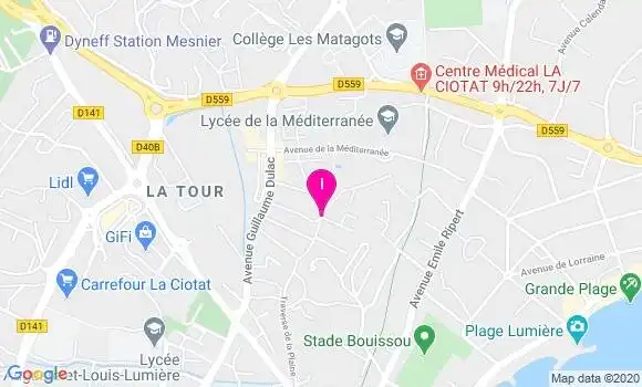 Localisation Nathalie Cagne