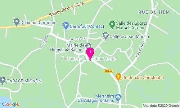 Localisation Ludivine Delfosse