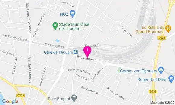 Localisation Anais Guidal