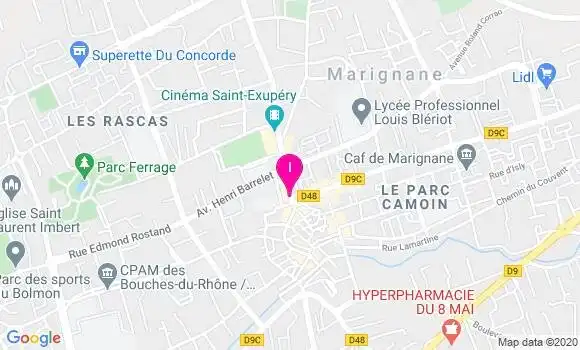 Localisation Chantal Briatte