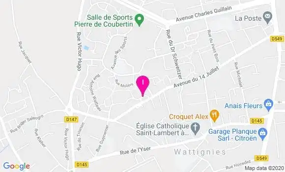Localisation Sabine Jouret