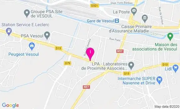 Localisation Peggy Marchal